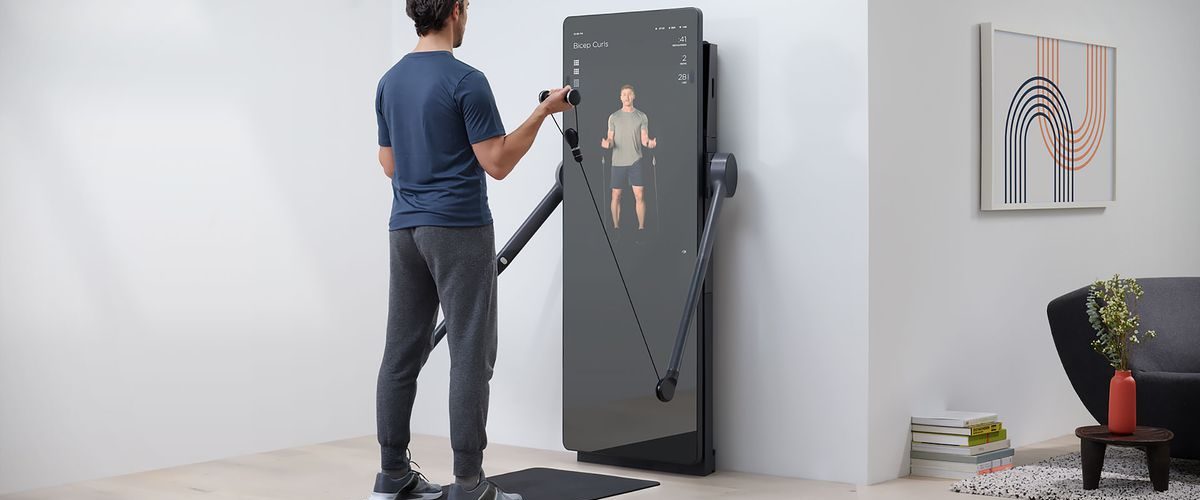 mirroir connecté sport